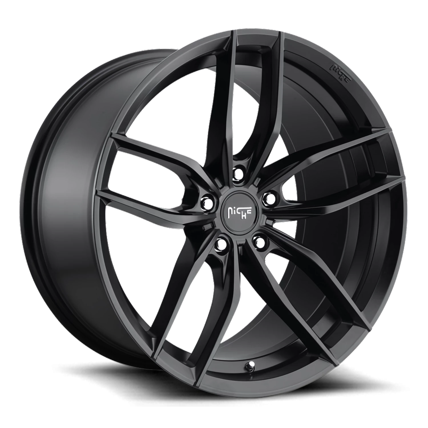 Niche Vosso 22x10.5" 5x127mm 71.8mm CB +40mm Matte Black