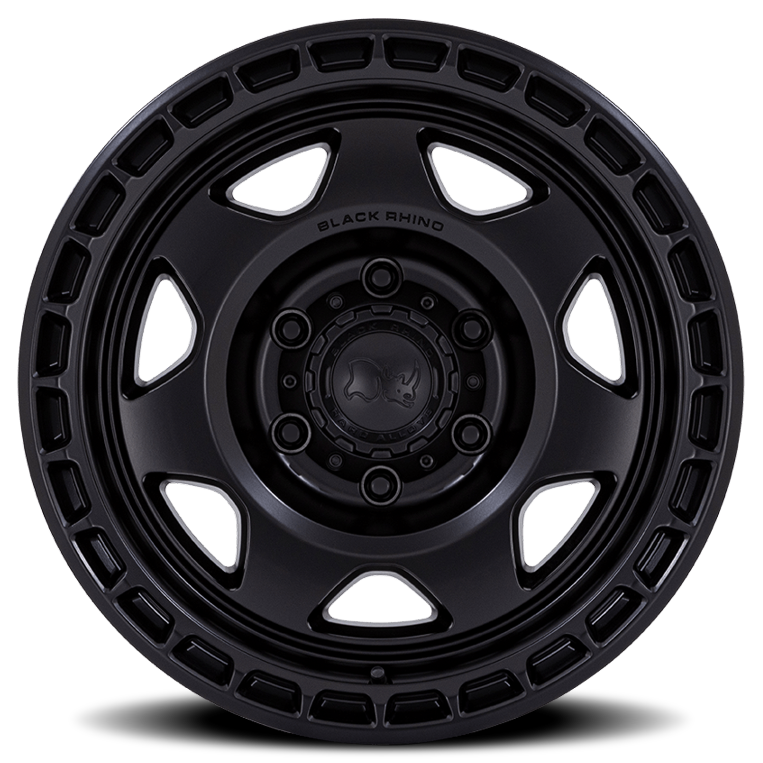 Black Rhino Voyager 17x8.5" 6x114.3mm 66.06mm CB -10mm Matte Black