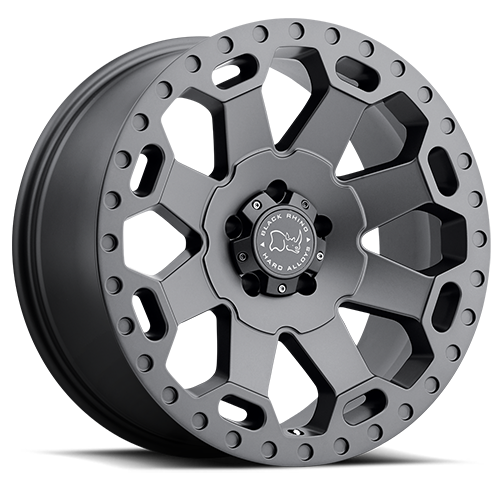 Black Rhino Warlord 18x8" 5x110mm 72.1mm CB +35mm Matte Gunmetal