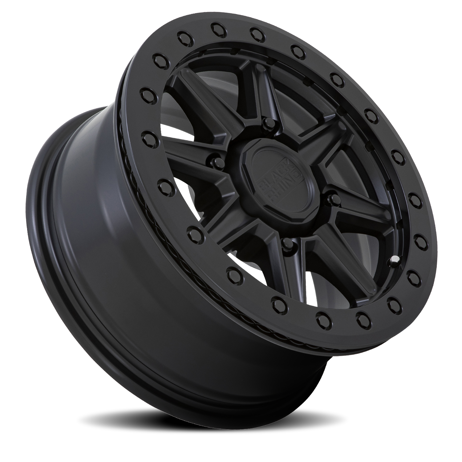 Black Rhino Webb UTV 14x7" 4x137mm 106.1mm CB +51mm Matte Black