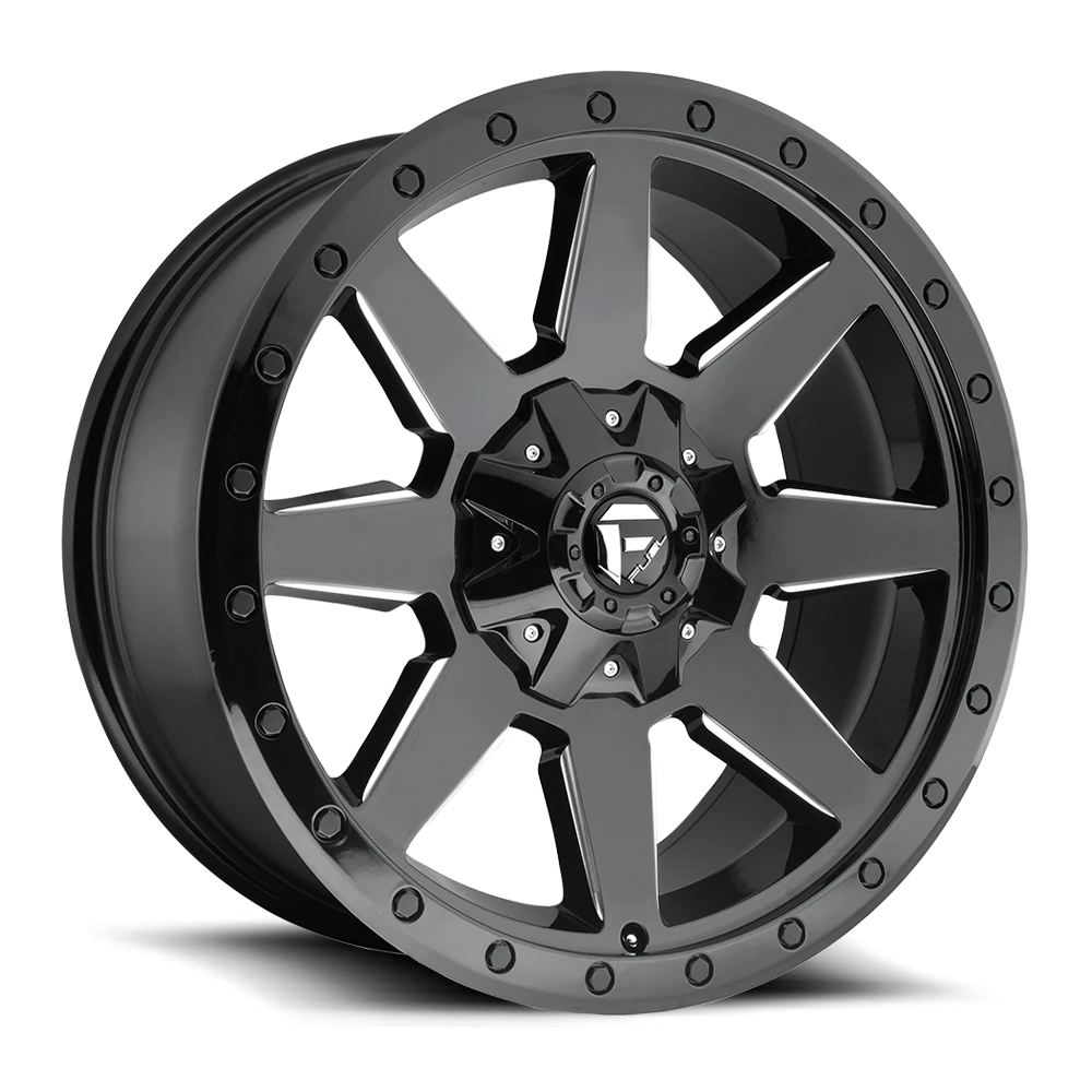 Fuel Wildcat 17x9 +1 6x135mm 106.3mm Gloss Black Milled