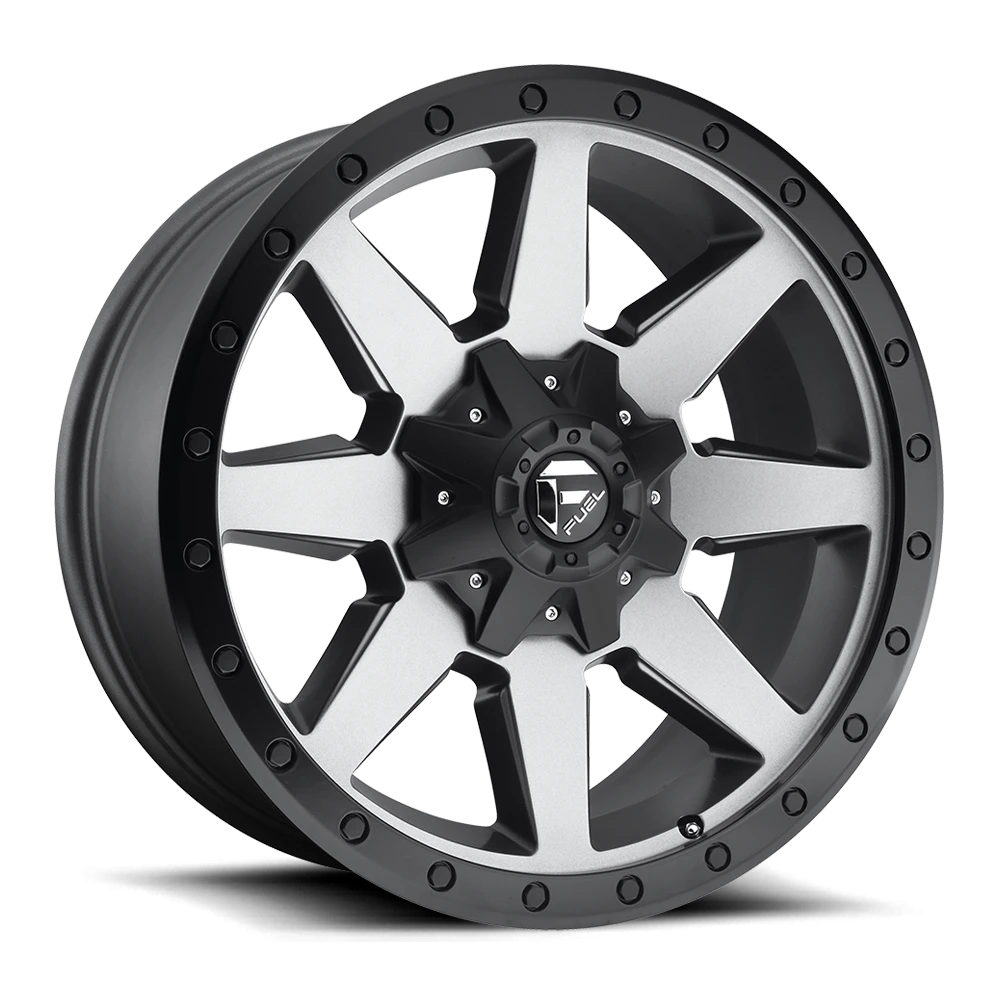 Fuel Wildcat 20x9 +1 6x135mm 106.3mm Anthracite Black Bead Ring