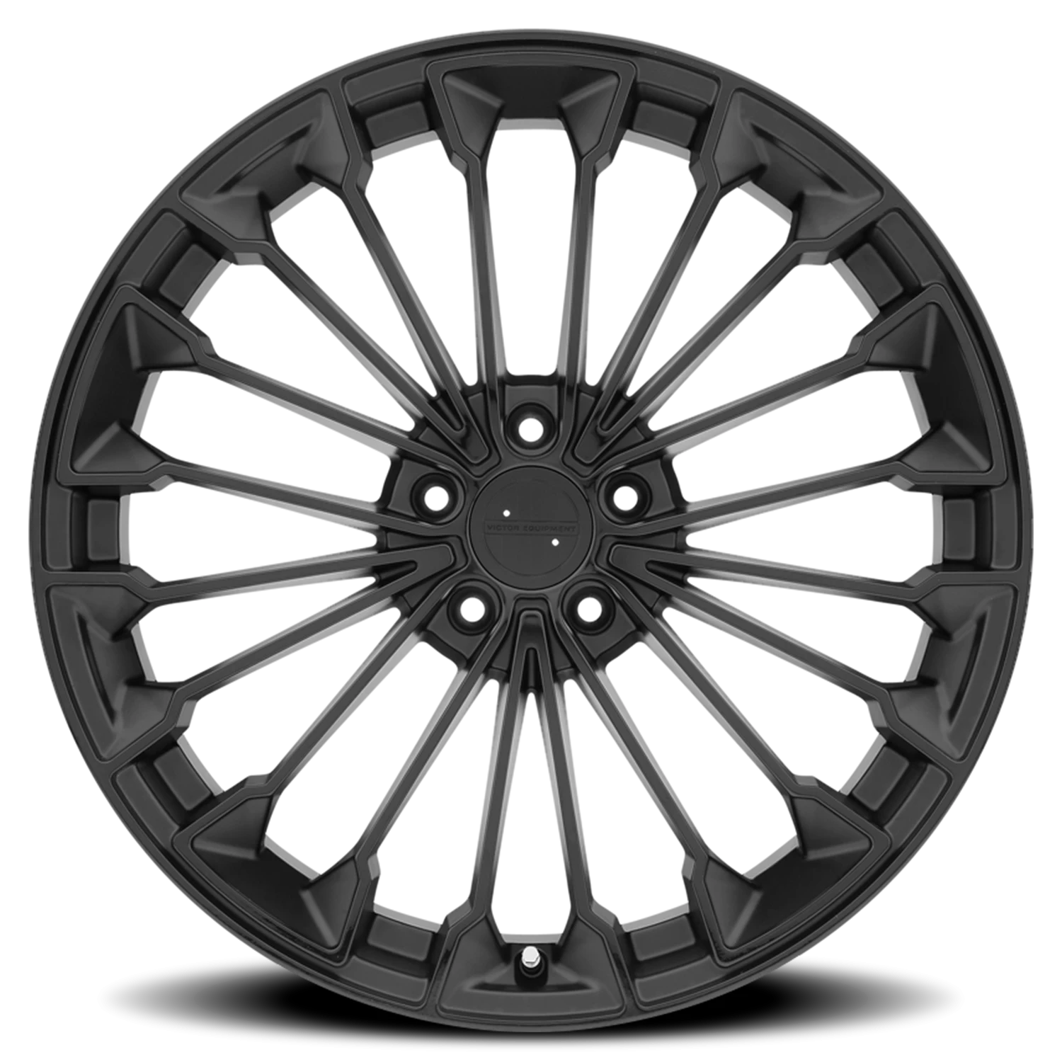Victor Equipment Wurttemburg 18x11" 5x130mm 71.6mm CB +55mm Matte Black Gloss Black Face