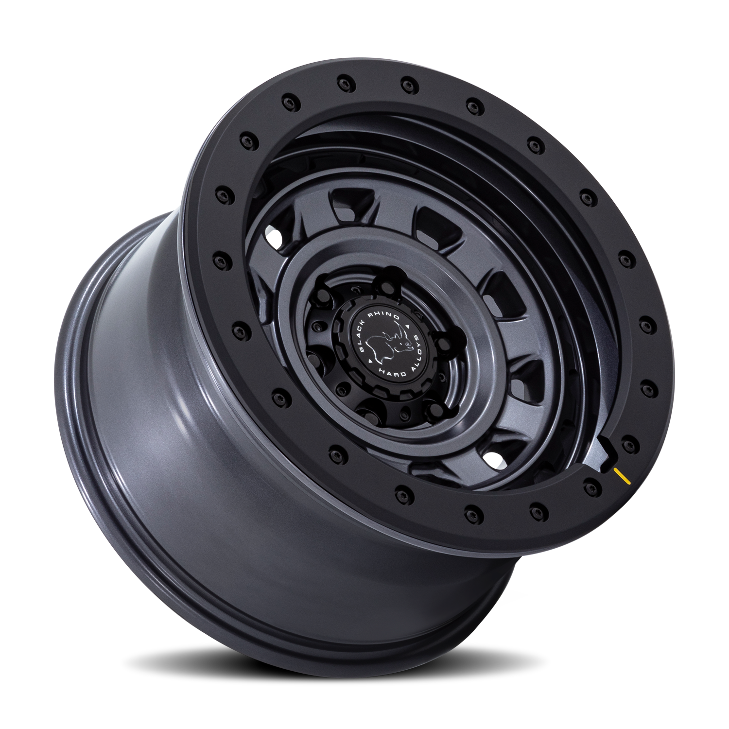 Black Rhino Xplorer 17x9" 5x127mm 71.5mm CB -12mm Matte Gunmetal Matte Black Lip