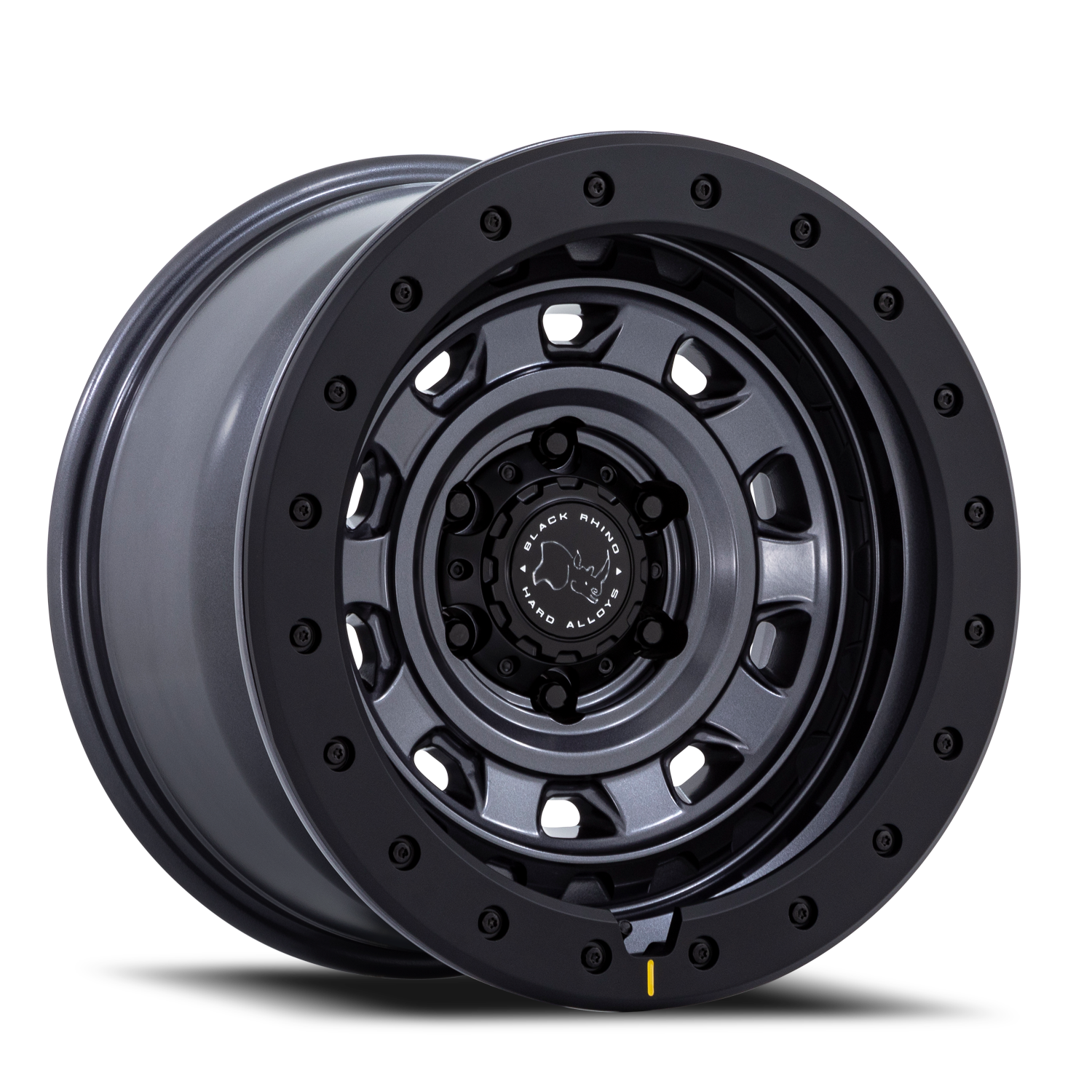 Black Rhino Xplorer 17x9" 6x114.3mm 66.06mm CB +12mm Matte Gunmetal Matte Black Lip