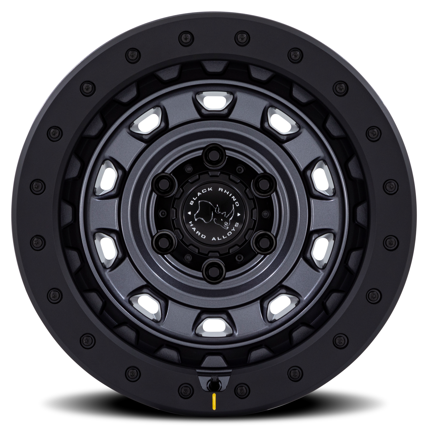 Black Rhino Xplorer 17x9" 6x135mm 87.1mm CB +12mm Matte Gunmetal Matte Black Lip