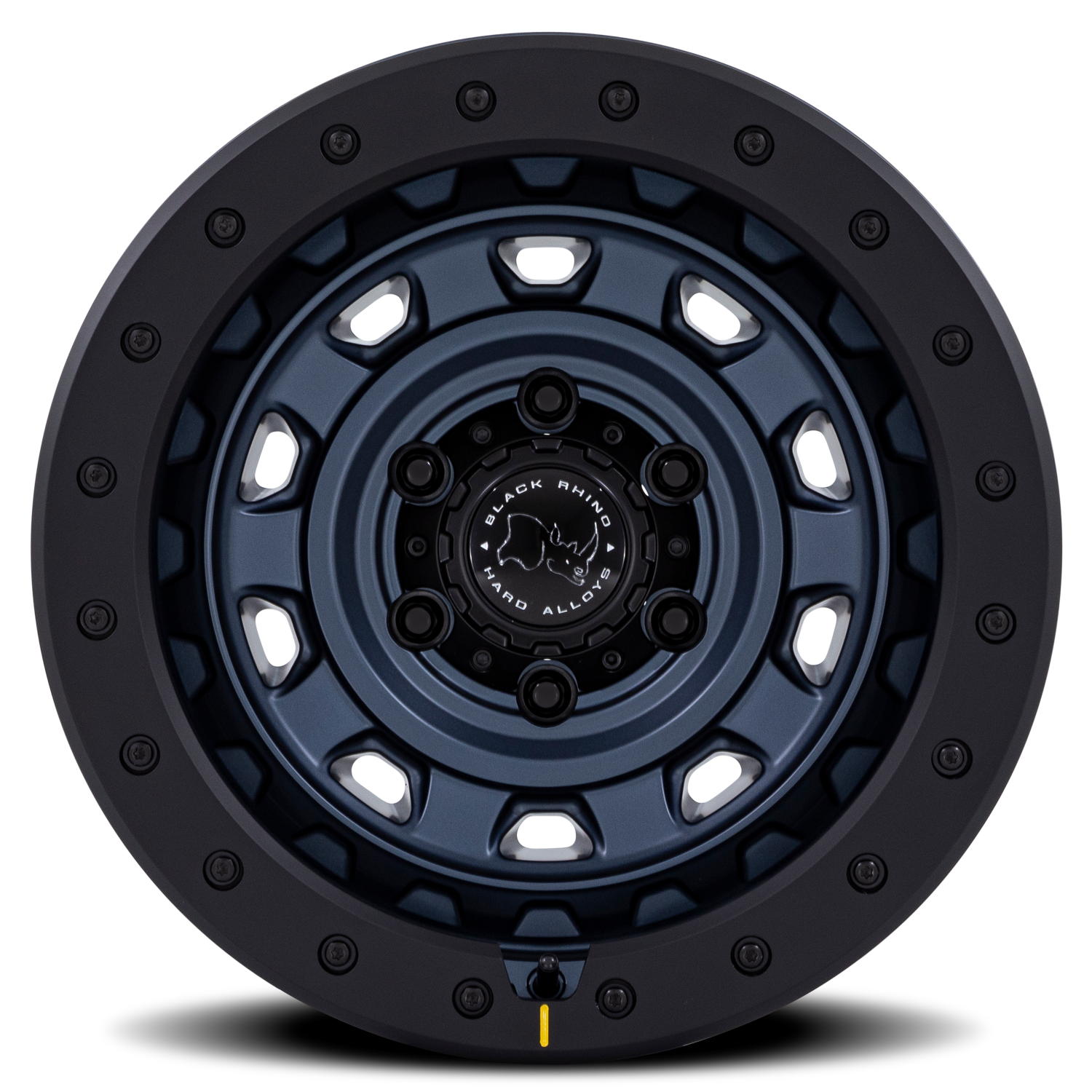Black Rhino Xplorer 17x9" 5x127mm 71.5mm CB -12mm Metallic Blue Matte Black Lip