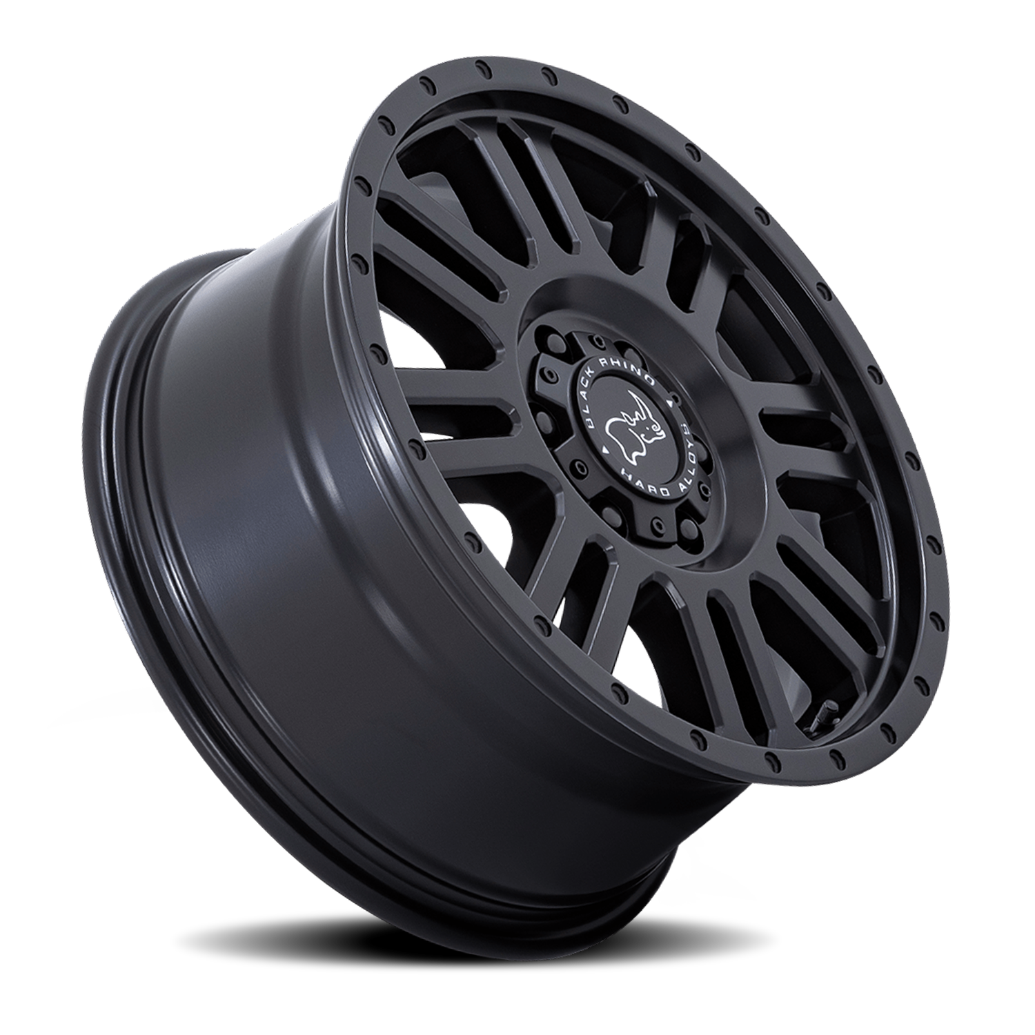Black Rhino Yellowstone 17x8" 6x130mm 84.1mm CB +45mm Matte Black