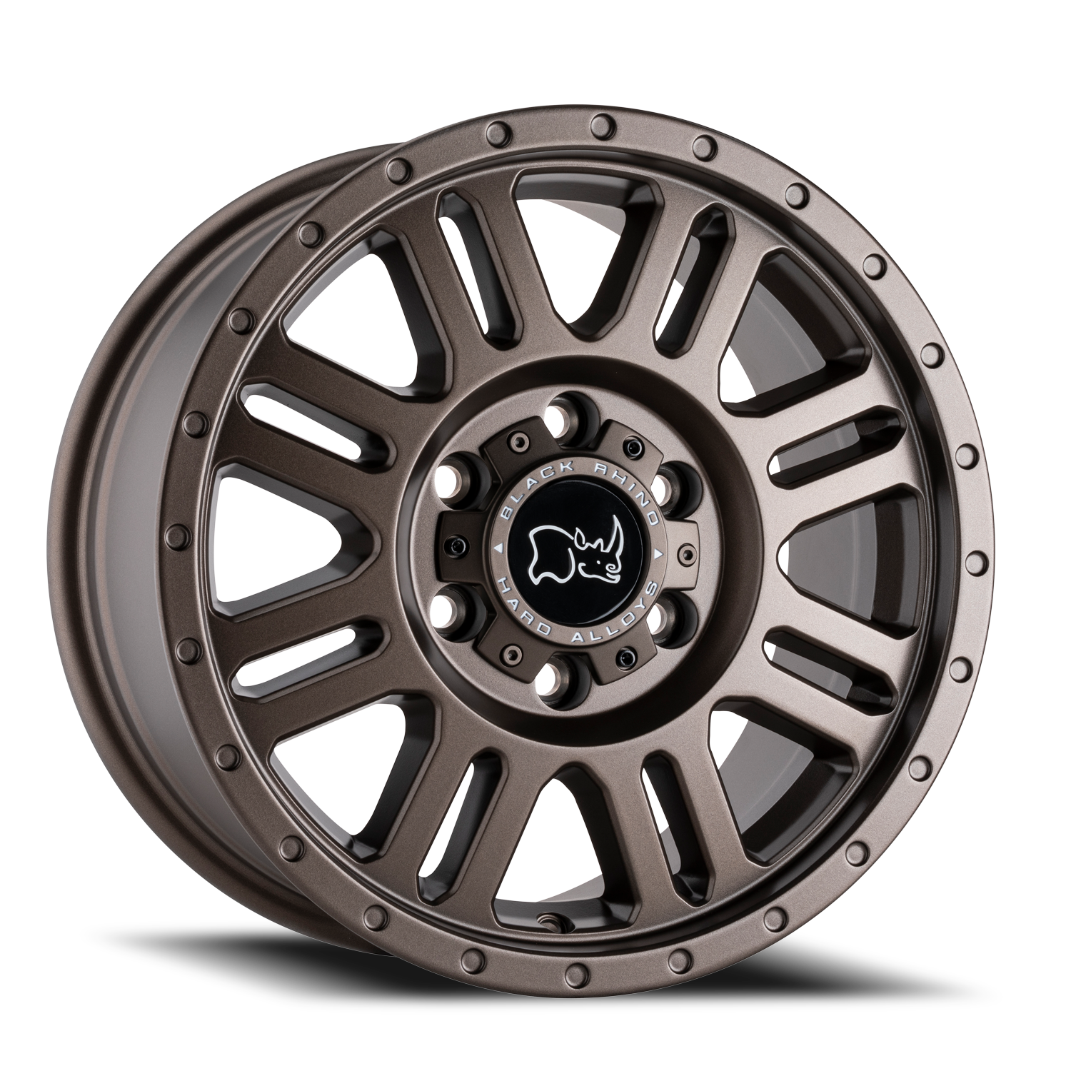 Black Rhino Yellowstone 18x8" 6x130mm 84.1mm CB +48mm Matte Bronze