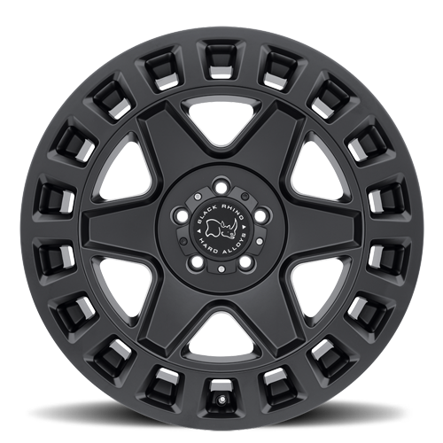 Black Rhino York 17x8" 5x114.3mm 76mm CB +35mm Matte Black