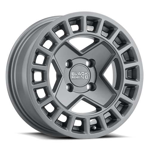 Black Rhino York UTV 15x7" 4x110mm 79.4mm CB +10mm Matte Gunmetal