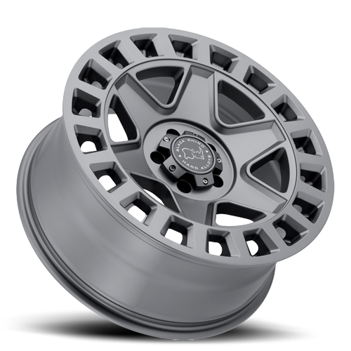 Black Rhino York 17x8" 5x127mm 71.6mm CB +30mm Matte Gunmetal