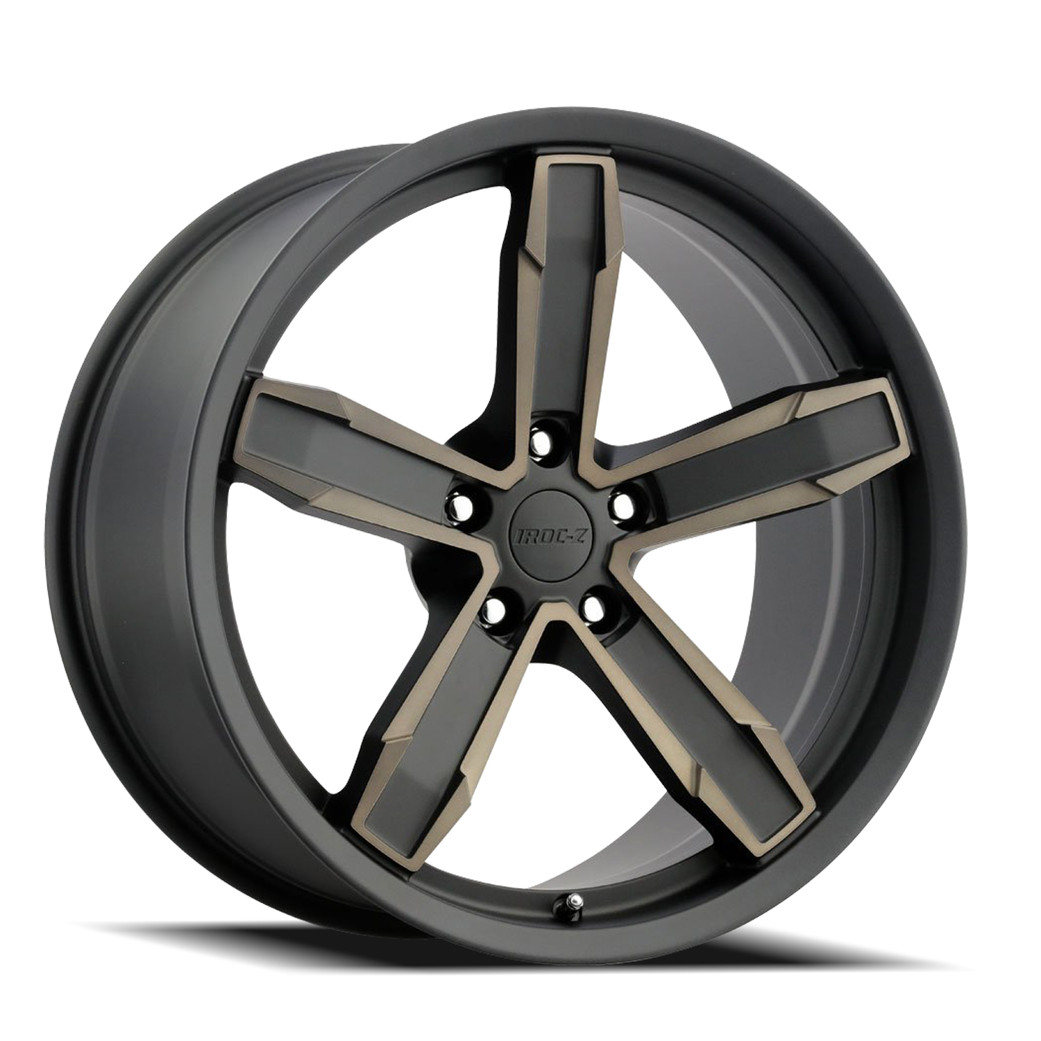 Factory Reproductions Z10 IROC-Z Z10 Camaro Replica BZ 20x11 +43 5x120mm 66.9mm Satin Black Machined Face-Clear Bronze