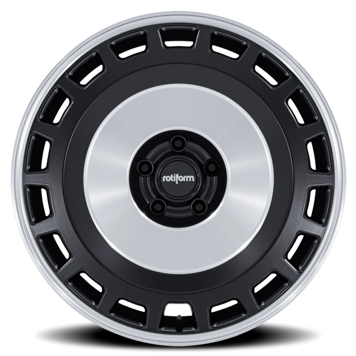Rotiform ZBF 18x10.5 +35 5x120mm 74.1mm Matte Black Machined Face