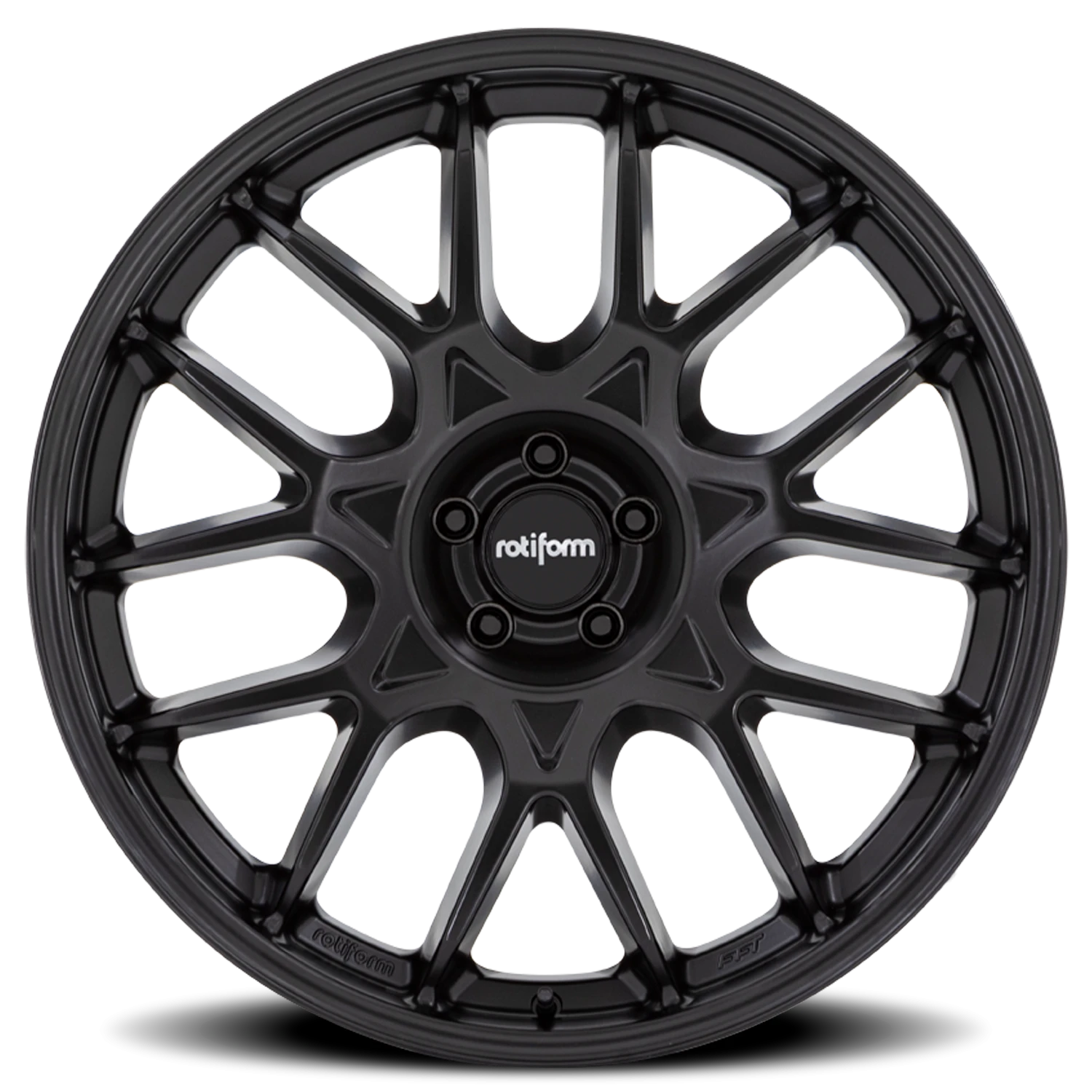 Rotiform ZWS 22x10" 5x112mm 66.56mm CB +10mm Matte Black