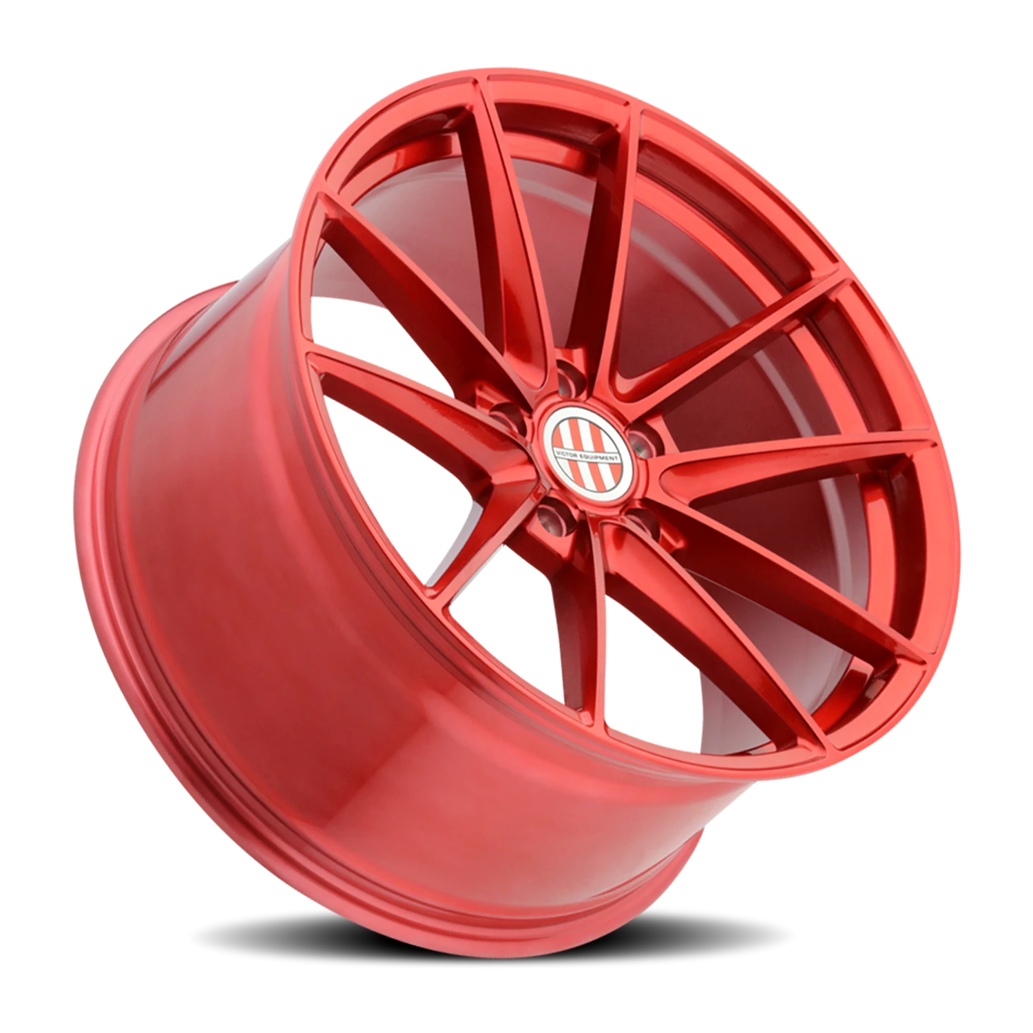 Victor Equipment Zuffen 22x10.5" 5x130mm 71.6mm CB +56mm Candy Red