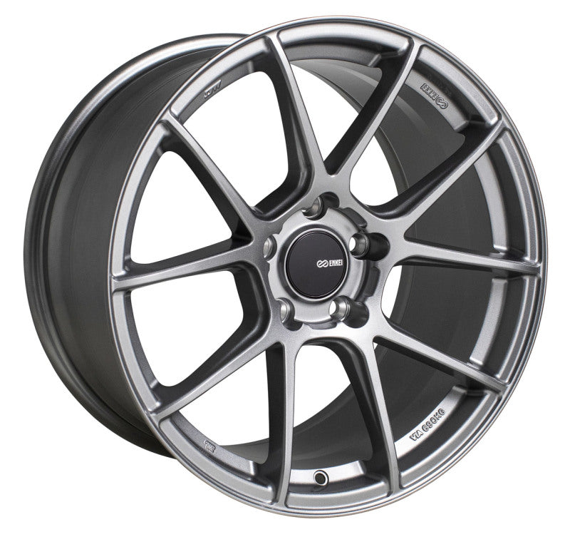 Enkei TS-V 18x8.5 5x114.3 38mm Offset 72.6mm Bore Storm Grey Wheel-Wheels - Cast-Enkei-
