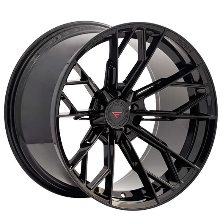 Ferrada Forge-8 Off Road Wheels FTR11 Obsidian Black 20x9.5 6x139.7 ET15 106.10 Deep Concavity