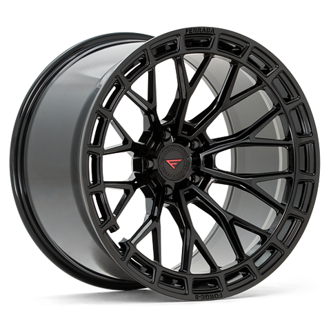 Ferrada Wheels Forge-8 FR12 Obsidian Black 20x8.5 5x112 ET35 66.56 Sli