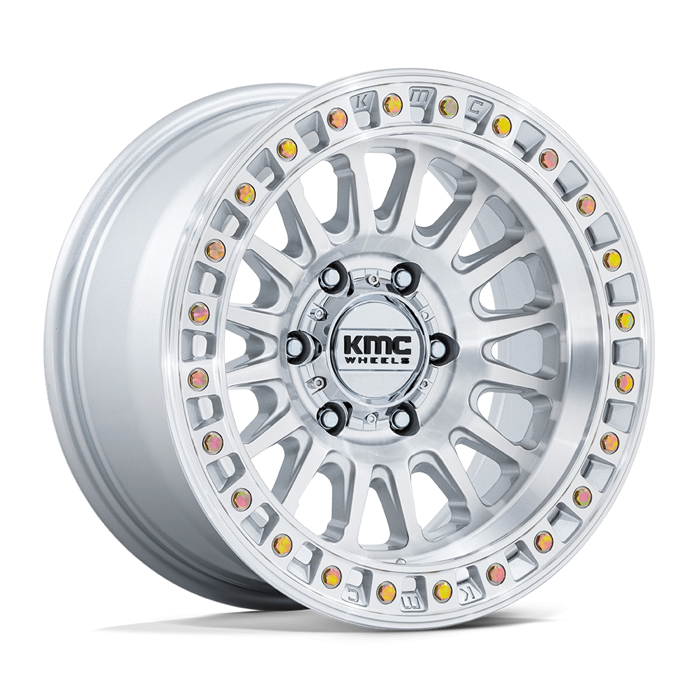 KMC Wheels KM552 IMS -  Gloss Silver W/ Machined Face