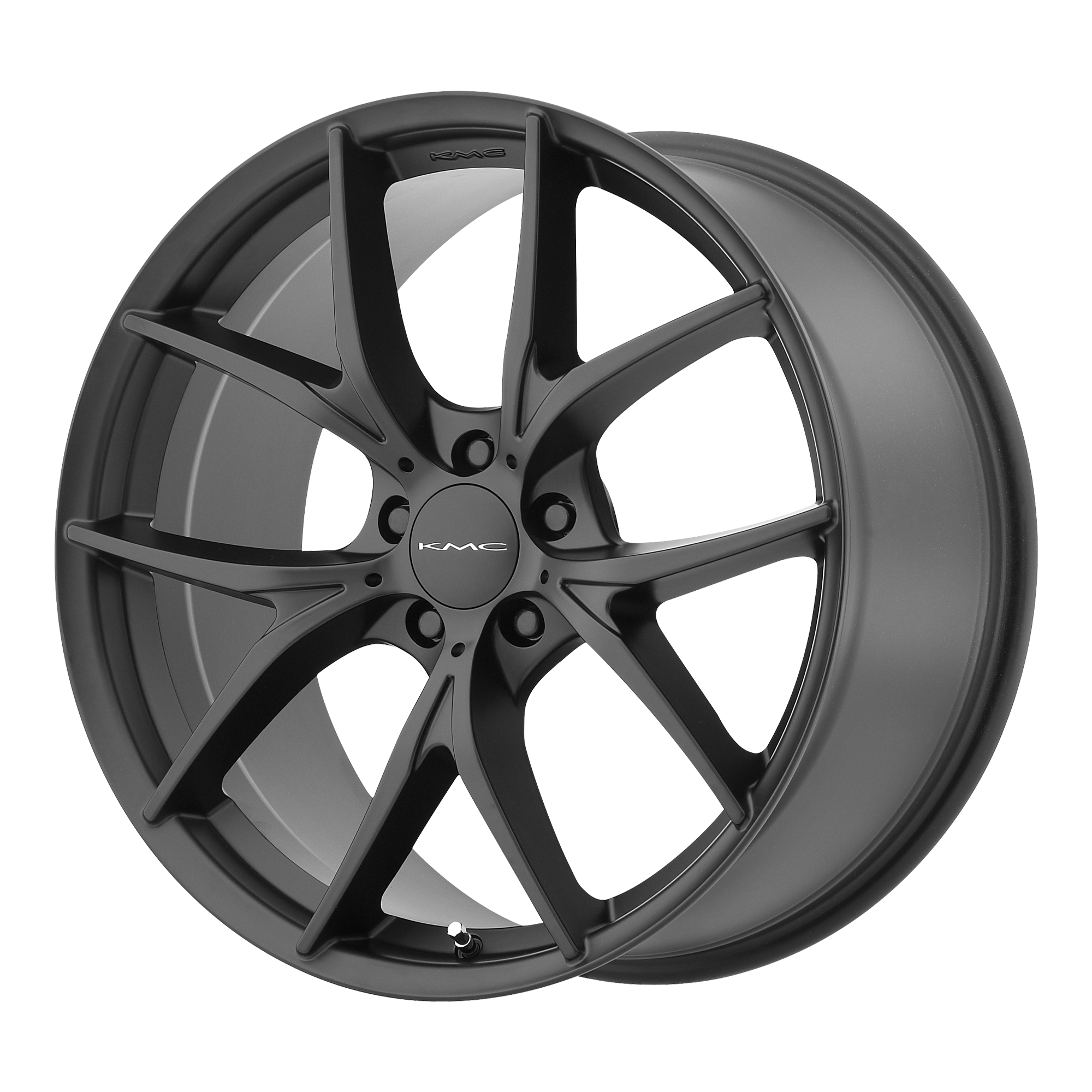 <b>KMC Wheels</b> KM694 WISHBONE -<br> Satin Black - Wheel Warehouse