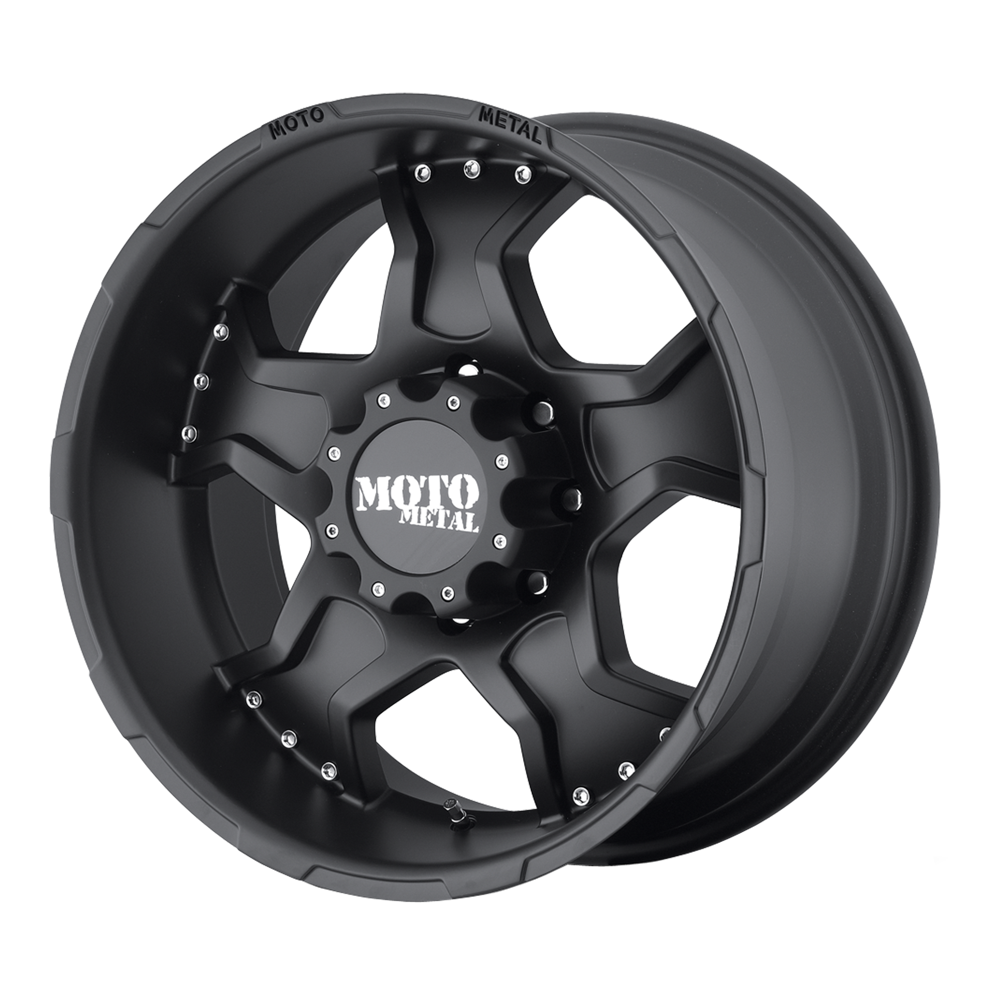 <b>Moro Metal Wheels</b> MO957 -<br> Matte Black