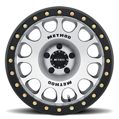 Method Beadlock MR105 17x9 -38 5x127mm 71.5mm Matte Black Machined Face-Wheels-Method-