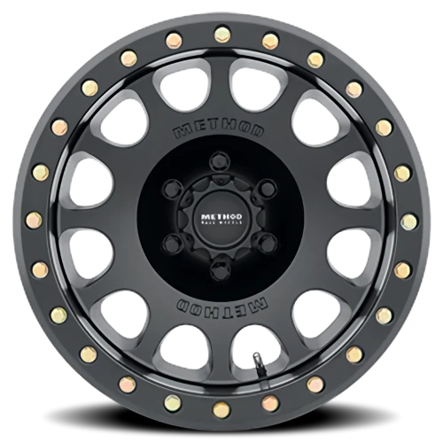 Method Beadlock MR105 17x9 -38 8x165.1mm 130.81mm Matte Black-Wheels-Method-