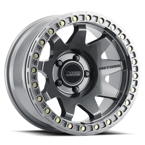 Method MR108 17x9 -44 5x127mm 71.5mm Gloss Titanium-Wheels-Method-