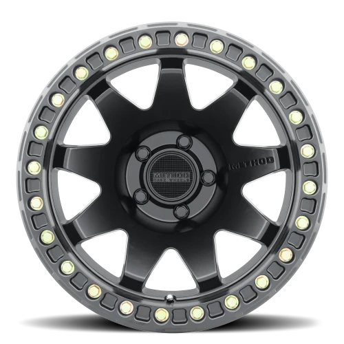 Method MR108 17x9 -44 5x127mm 71.5mm Matte Black-Wheels-Method-