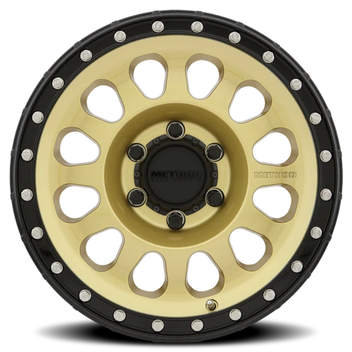 Method MR315 17x8.5 +0 6x139.7mm 106.25mm Gold Black Street Loc-Wheels-Method-