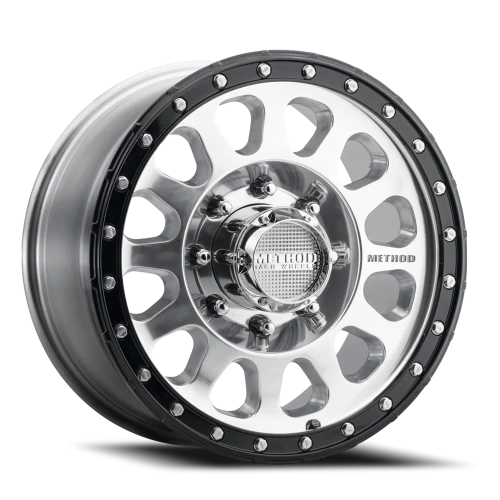Method MR315 17x8.5 +25 8x165.1mm 130.81mm Polished Gloss Black Lip-Wheels-Method-