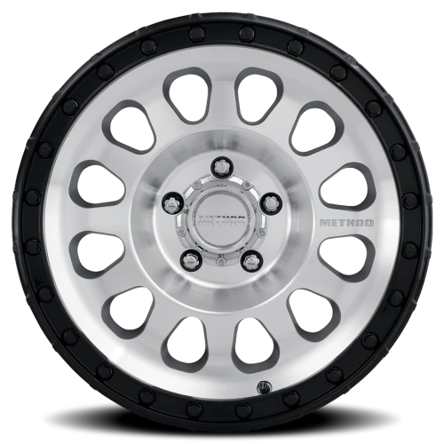 Method MR315 17x9 -12 5x127mm 71.5mm Machined Silver Gloss Black Lip-Wheels-Method-