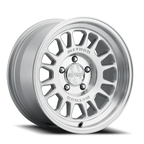 Method MR318 17x8.5 +0 5x127mm 71.5mm Machined Silver Clear Coat-Wheels-Method-