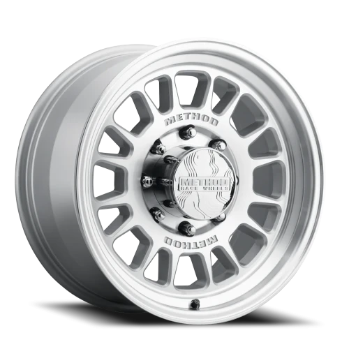 Method MR318 18x9 +18 8x180mm 130.81mm Machined Silver Clear Coat-Wheels-Method-