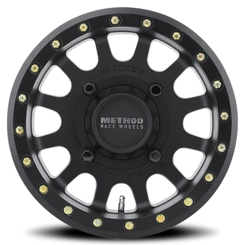 Method MR401 Beadlock UTV 15x7 +38 4x156mm 132mm Matte Black-Wheels-Method-