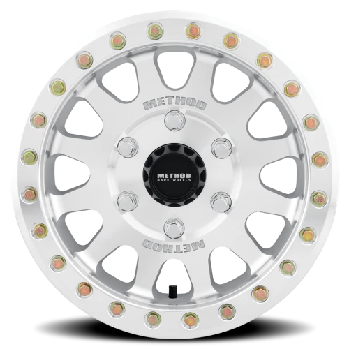 Method MR401 Beadlock UTV 15x7 +38 6x139.7mm 81.8mm Machined Raw Machined-Wheels-Method-