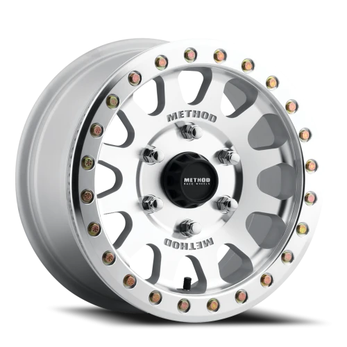 Method MR401 Beadlock UTV 15x7 +38 6x139.7mm 81.8mm Machined Raw Machined-Wheels-Method-