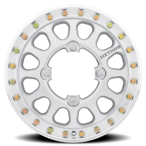 Method MR401-R Beadlock UTV 15x5 +46 4x156mm 127mm Machined Raw Machined-Wheels-Method-