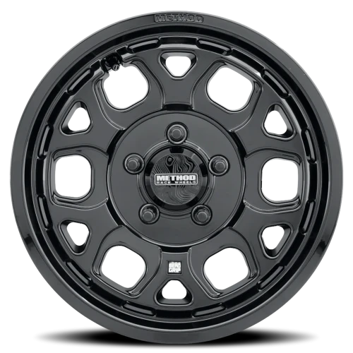 Method MR416 Bead Grip 15x7 +55 5x114.3mm 68mm Gloss Black-Wheels-Method-