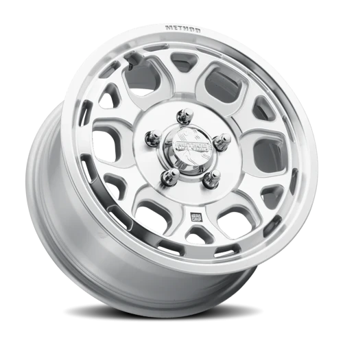 Method MR416 Bead Grip 15x7 +55 5x114.3mm 68mm Machined Silver Clear Coat-Wheels-Method-