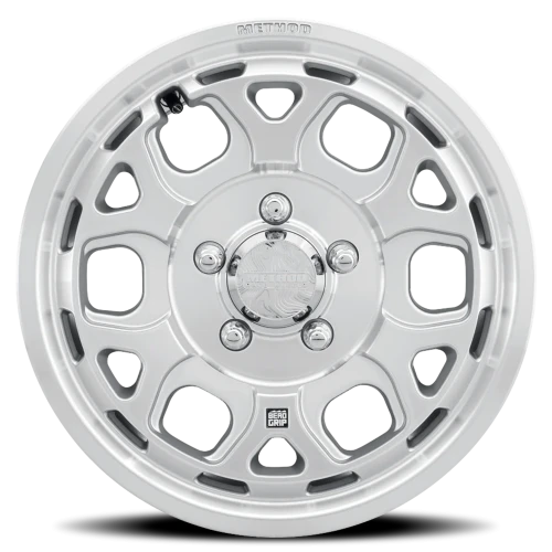 Method MR416 Bead Grip 15x7 +75 6x139.7mm 78.3mm Machined Silver Clear Coat-Wheels-Method-