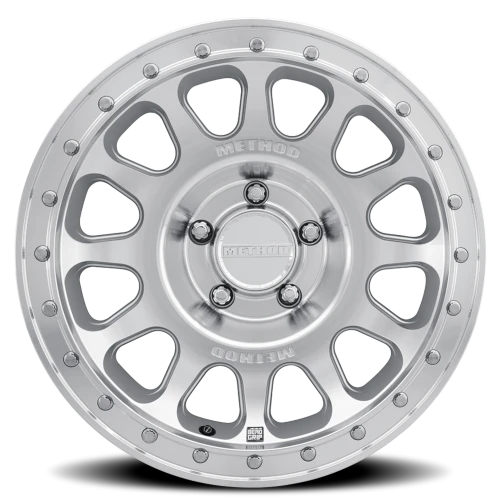 Method MR709 HD Bead Grip 18x9 +12 5x150mm 110.5mm Machined Silver Clear Coat-Wheels-Method-