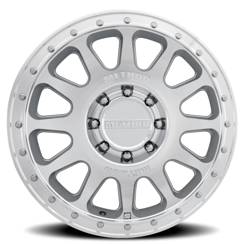 Method MR709 HD Bead Grip 18x9 +12 8x170mm 125mm Machined Silver Clear Coat-Wheels-Method-