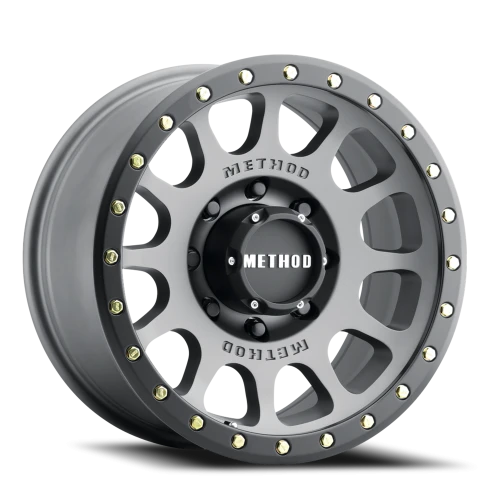 Method NV MR305 17x8.5 +0 8x165.1mm 130.81mm Titanium Matte Black Lip-Wheels-Method-