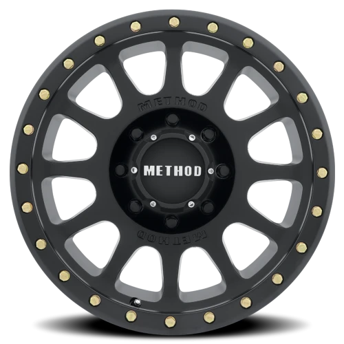 Method NV MR305 18x9 +18 8x165.1mm 130.81mm Matte Black-Wheels-Method-