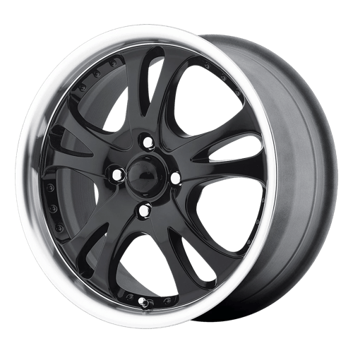 American Racing Wheels AR393 CASINO - Gloss Black W/ Machined Lip - Wheel Warehouse