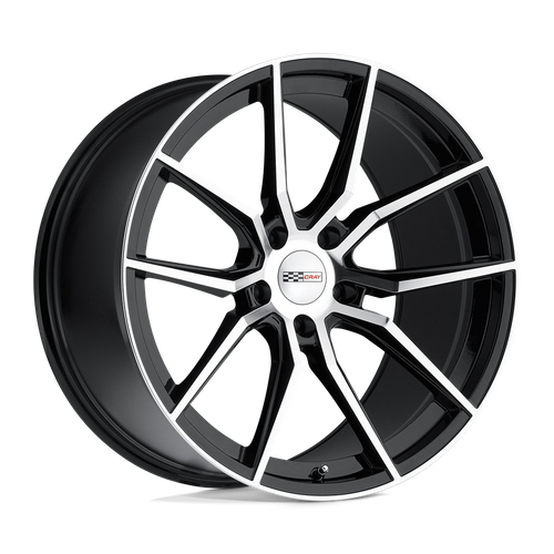 Cray Wheels SPIDER - Gloss Black W/ Mirror Cut Face - Wheel Warehouse