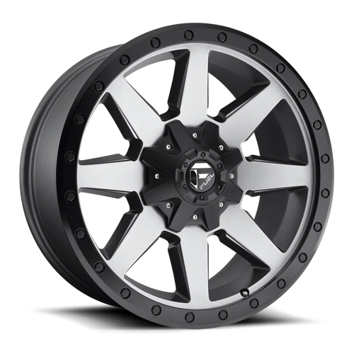 Fuel Wheels D599 WILDCAT - Matte Gun Metal Black Bead Ring - Wheel Warehouse