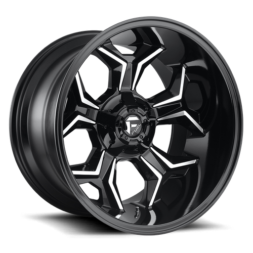 Fuel Wheels D606 AVENGER - Gloss Black Milled - Wheel Warehouse